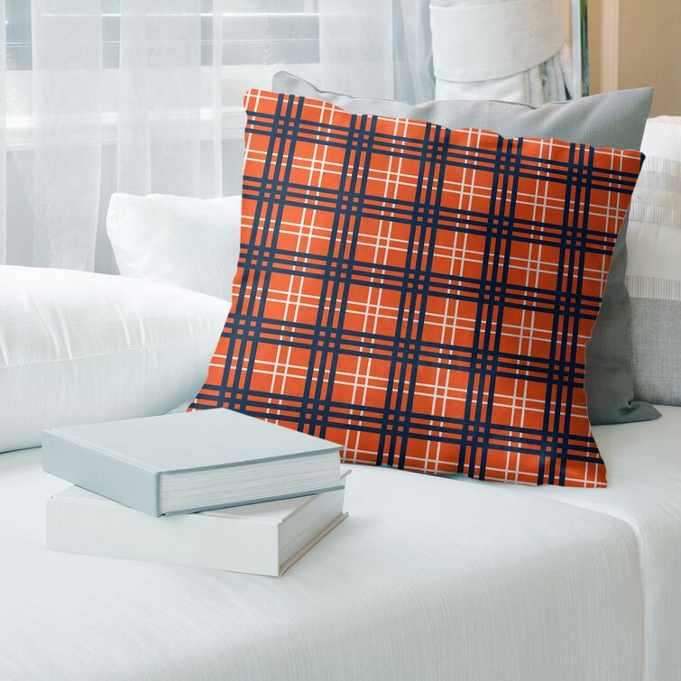 ArtVerse Plaid Pillow Cover Wayfair